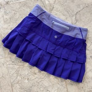 Lululemon Run Pace Setter skort sz 4